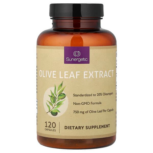 <img alt="Sunergetic, Olive Leaf Extract, 750 mg, 120 Capsules" title="Sunergetic, Olive Leaf Extract, 750 mg, 120 Capsules,852207008644"
