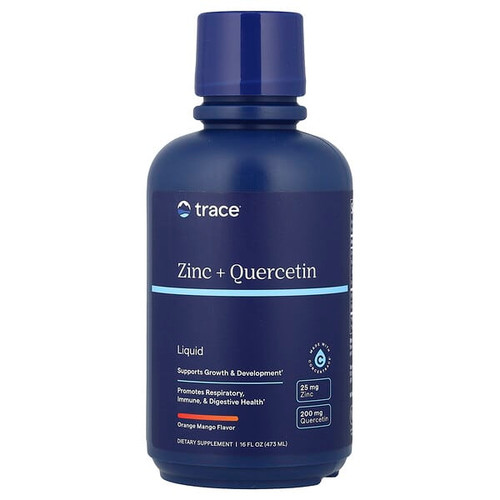 <img alt="Trace, Liquid Zinc + Quercetin, Orange Mango, 16 fl oz (473 ml)" title="Trace, Liquid Zinc + Quercetin, Orange Mango, 16 fl oz (473 ml),878941007071"
