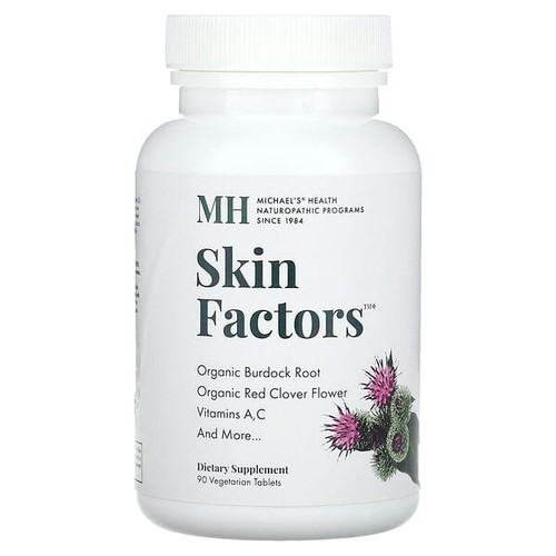 <img alt="Michaels Health, Skin Factors, 90 Vegetarian Tablets" title="Michaels Health, Skin Factors, 90 Vegetarian Tablets,755929033102"