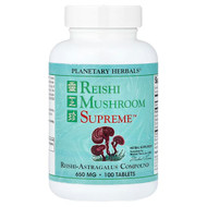 <img alt="Planetary Herbals, Reishi Mushroom Supreme, 100 Tablets" title="Planetary Herbals, Reishi Mushroom Supreme, 100 Tablets,021078101246"