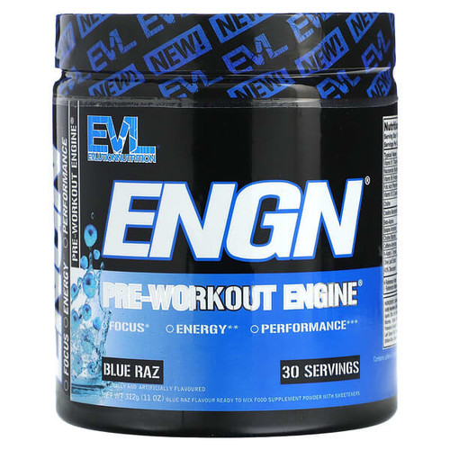 <img alt="EVLution Nutrition, ENGN, Pre-Workout Engine, Blue Raz, 11 oz (312 g)" title="EVLution Nutrition, ENGN, Pre-Workout Engine, Blue Raz, 11 oz (312 g),682055551234"