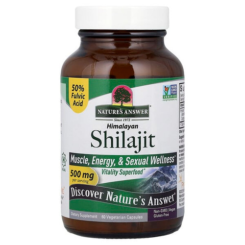<img alt="Natures Answer, Himalayan Shilajit, 60 Vegetarian Capsule (250 mg per Capsule)" title="Natures Answer, Himalayan Shilajit, 60 Vegetarian Capsule (250 mg per Capsule),083000168932"