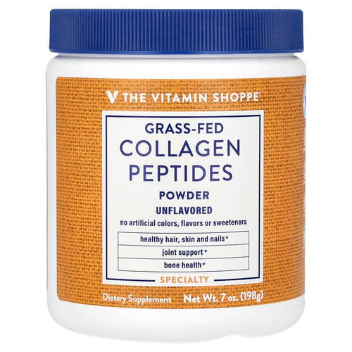 <img alt="The Vitamin Shoppe, Grass-Fed Collagen Peptides Powder, Unflavored, 7 oz (198 g)" title="The Vitamin Shoppe, Grass-Fed Collagen Peptides Powder, Unflavored, 7 oz (198 g),766536041220"