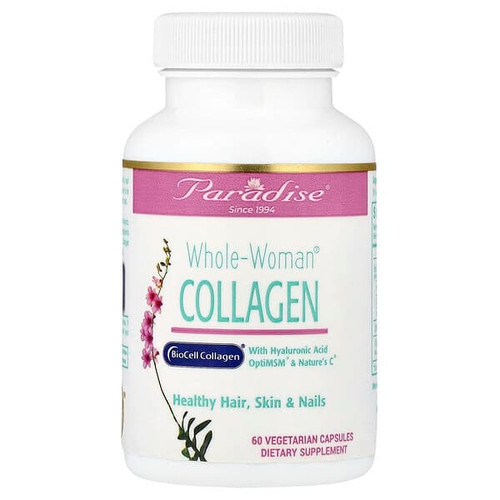 <img alt="Paradise Herbs, Whole-Woman Collagen, 60 Vegetarian Capsules" title="Paradise Herbs, Whole-Woman Collagen, 60 Vegetarian Capsules,601944779047"
