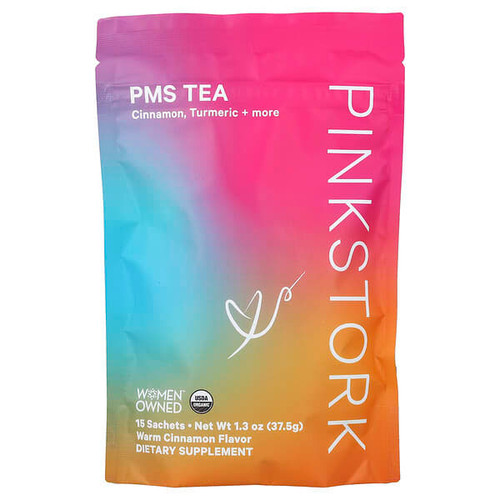 <img alt="Pink Stork, PMS Tea, Warm Cinnamon, 15 Sachets, 1.3 oz (37.5 g)" title="Pink Stork, PMS Tea, Warm Cinnamon, 15 Sachets, 1.3 oz (37.5 g),851204007599"