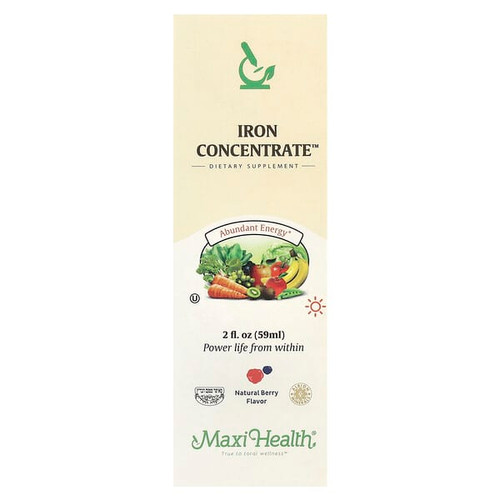 <img alt="Maxi Health, Iron Concentrate, Natural Berry , 2 fl oz (59 ml)" title="Maxi Health, Iron Concentrate, Natural Berry , 2 fl oz (59 ml),753406368020"