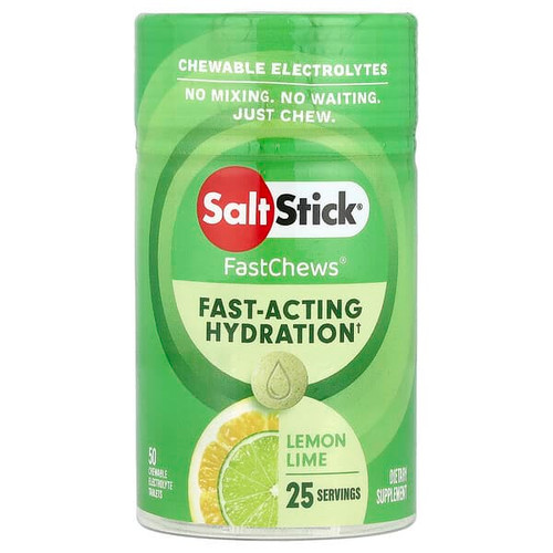 <img alt="SaltStick, FastChews, Chewable Electrolytes, Lemon Lime, 50 Chewable Tablets" title="SaltStick, FastChews, Chewable Electrolytes, Lemon Lime, 50 Chewable Tablets,850063737029"