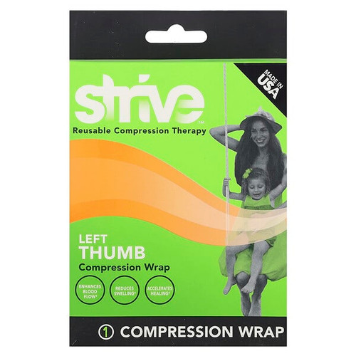 <img alt="Strive, Left Thumb Compression Wrap, One Size Fits Most, 1 Count" title="Strive, Left Thumb Compression Wrap, One Size Fits Most, 1 Count,023185000399"