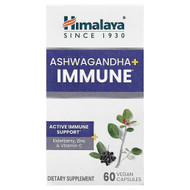 <img alt="Himalaya, Ashwagandha + Immune , 60 Vegan Capsules" title="Himalaya, Ashwagandha + Immune , 60 Vegan Capsules,605069068208"