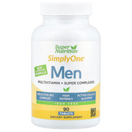 <img alt="Super Nutrition, SimplyOne, Mens Multivitamin with Super Adaptogen Complex, Greens, Spices, Antioxidant, and Vitamin C, Iron Free, 90 Tablets" title="Super Nutrition, SimplyOne, Mens Multivitamin with Super Adaptogen Complex, Greens, Spices, Antioxidant, and Vitamin C, Iron Free, 90 Tablets,898220024124"