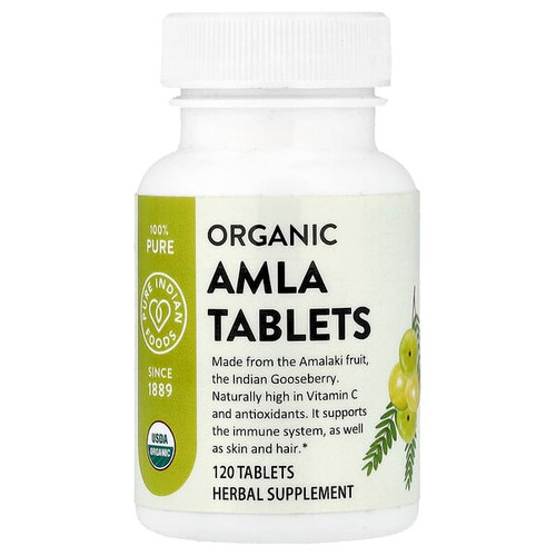 <img alt="Pure Indian Foods, Organic Amla Tablets, 120 Tablets (400 mg per Tablet)" title="Pure Indian Foods, Organic Amla Tablets, 120 Tablets (400 mg per Tablet),850035485477"