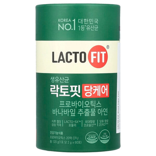 <img alt="Lactofit, Probiotic, Blood Sugar Care, 60 Sticks, (2 g) Each" title="Lactofit, Probiotic, Blood Sugar Care, 60 Sticks, (2 g) Each,8805915692713"