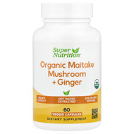 <img alt="Super Nutrition, Organic Maitake Mushroom + Ginger, 60 Veggie Capsules" title="Super Nutrition, Organic Maitake Mushroom + Ginger, 60 Veggie Capsules,898220024735"