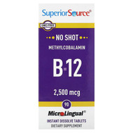 <img alt="Superior Source, Methylcobalamin B-12, 2,500 mcg, 90 Instant Dissolve Tablets" title="Superior Source, Methylcobalamin B-12, 2,500 mcg, 90 Instant Dissolve Tablets,076635910656"