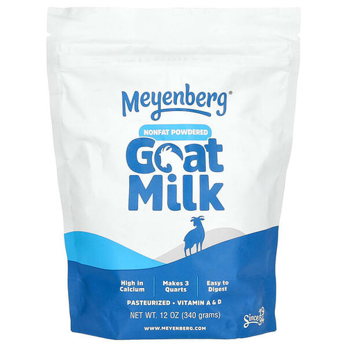 <img alt="Meyenberg Goat Milk, Nonfat Powdered Goat Milk, 12 oz (340 g)" title="Meyenberg Goat Milk, Nonfat Powdered Goat Milk, 12 oz (340 g),072904000110"