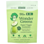 <img alt="Plant People, Kids WonderGreens, Super Veggie Gummies, Green Apple, 30 Gummies" title="Plant People, Kids WonderGreens, Super Veggie Gummies, Green Apple, 30 Gummies,860010813065"
