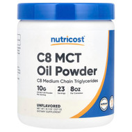 <img alt="Nutricost, C8 MCT Oil Powder, Unflavored, 8.1 oz (227 g)" title="Nutricost, C8 MCT Oil Powder, Unflavored, 8.1 oz (227 g),810014675558"
