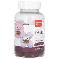 <img alt="Chapter One, D3 & K2, Mixed Berries, 60 Gummies" title="Chapter One, D3 & K2, Mixed Berries, 60 Gummies,848998041373"