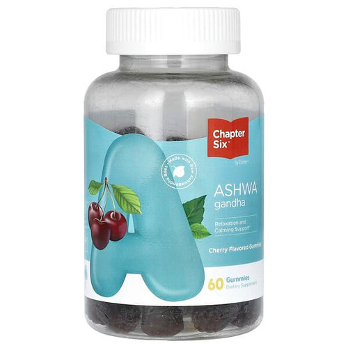 <img alt="Chapter Six, Ashwagandha Gummies, Cherry, 60 Gummies (150 mg per Gummy)" title="Chapter Six, Ashwagandha Gummies, Cherry, 60 Gummies (150 mg per Gummy),848998041304"