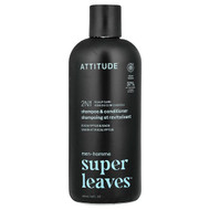 <img alt="ATTITUDE, Super Leaves, 2N1 Scalp Care Shampoo & Conditioner, For Men, Eucalyptus & Sage, 14 fl oz (415 ml)" title="ATTITUDE, Super Leaves, 2N1 Scalp Care Shampoo & Conditioner, For Men, Eucalyptus & Sage, 14 fl oz (415 ml),626232117127"