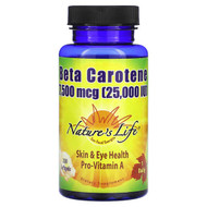 <img alt="Natures Life, Beta Carotene, 7,500 mcg (25,000 IU), 250 Softgels" title="Natures Life, Beta Carotene, 7,500 mcg (25,000 IU), 250 Softgels,040647004047"