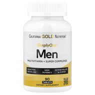 <img alt="California Gold Nutrition, SimplyOne, Mens Multivitamin + Super Complexes with Vitamin C + Super Adaptogen Complex, 90 Tablets" title="California Gold Nutrition, SimplyOne, Mens Multivitamin + Super Complexes with Vitamin C + Super Adaptogen Complex, 90 Tablets,898220024131"