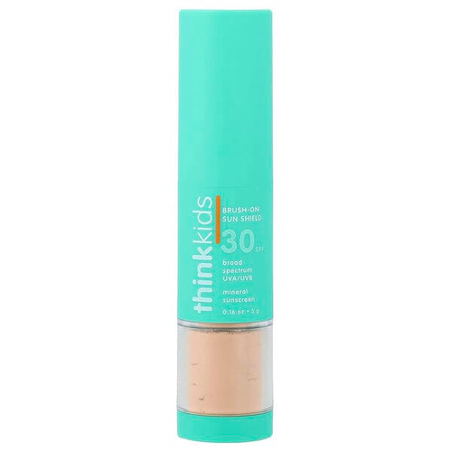 <img alt="think, Kids, Brush-On Sun Shield, 30 SPF, Fragrance Free, 0.16 oz (5 g)" title="think, Kids, Brush-On Sun Shield, 30 SPF, Fragrance Free, 0.16 oz (5 g),810009377214"