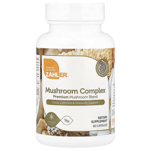 <img alt="Zahler, Mushroom Complex, 60 Capsules" title="Zahler, Mushroom Complex, 60 Capsules,848998083625"