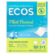 <img alt="Earth Friendly Products, Ecos, Plant Powered Laundry Detergent Sheets, Free & Clear, 50 Sheets" title="Earth Friendly Products, Ecos, Plant Powered Laundry Detergent Sheets, Free & Clear, 50 Sheets,749174095374"