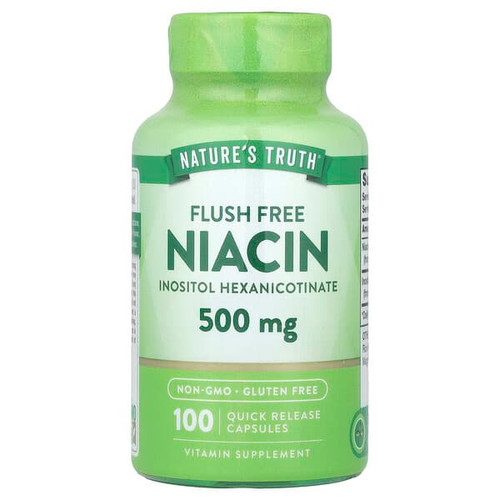<img alt="Natures Truth, Flush Free Niacin, 500 mg, 100 Quick Release Capsules" title="Natures Truth, Flush Free Niacin, 500 mg, 100 Quick Release Capsules,840093101136"