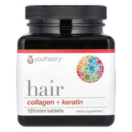 <img alt="Youtheory, Hair, Collagen + Keratin, 120 Mini Tablets" title="Youtheory, Hair, Collagen + Keratin, 120 Mini Tablets,850502007843"