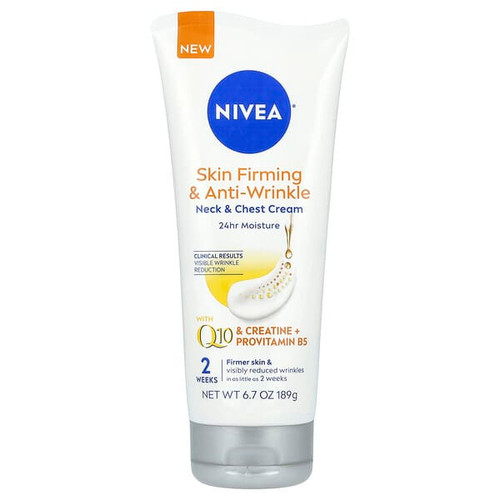 <img alt="Nivea, Skin Firming & Anti-Wrinkle Neck & Chest Cream, 6.7 oz (189 g)" title="Nivea, Skin Firming & Anti-Wrinkle Neck & Chest Cream, 6.7 oz (189 g),072140037611"