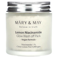 <img alt="Mary & May, Lemon Niacinamide Glow, Wash off Pack, 4.4 oz (125 g)" title="Mary & May, Lemon Niacinamide Glow, Wash off Pack, 4.4 oz (125 g),8809670681593"