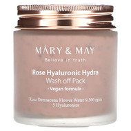 <img alt="Mary & May, Rose Hyaluronic Hydra, Wash Off Pack, 4.4 oz (125 g)" title="Mary & May, Rose Hyaluronic Hydra, Wash Off Pack, 4.4 oz (125 g),8809670681586"