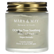 <img alt="Mary & May, CICA Tea Tree Soothing, Wash Off Pack, 4.4 oz (125 g)" title="Mary & May, CICA Tea Tree Soothing, Wash Off Pack, 4.4 oz (125 g),8809670681579"