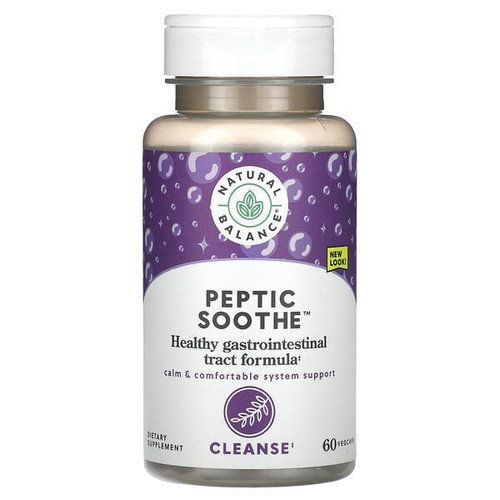 <img alt="Natural Balance, Peptic Soothe, 60 Vegcaps" title="Natural Balance, Peptic Soothe, 60 Vegcaps,047868648586"