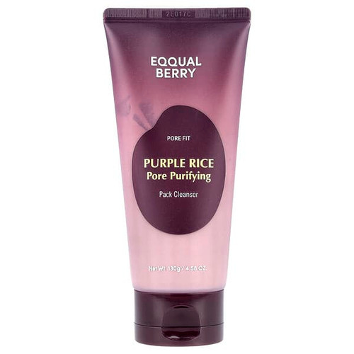 <img alt="EQQUALBERRY, Purple Rice Pore Purifying Pack Cleanser, 4.58 oz (130 g)" title="EQQUALBERRY, Purple Rice Pore Purifying Pack Cleanser, 4.58 oz (130 g),8809875456019"