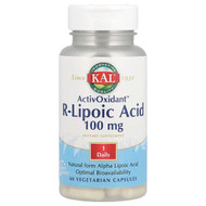 <img alt="KAL, ActivOxidant, R-Lipoic Acid, 100 mg, 60 Vegetarian Capsules" title="KAL, ActivOxidant, R-Lipoic Acid, 100 mg, 60 Vegetarian Capsules,021245502128"