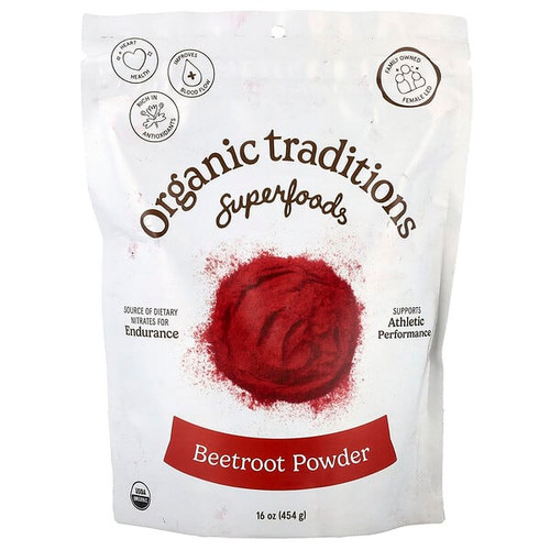 <img alt="Organic Traditions, Superfoods, Beetroot Powder, 16 oz (454 g)" title="Organic Traditions, Superfoods, Beetroot Powder, 16 oz (454 g),627733002813"