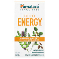 <img alt="Himalaya, Hello Energy, Adrenal Support with Ashwagandha, 60 Vegetarian Capsules" title="Himalaya, Hello Energy, Adrenal Support with Ashwagandha, 60 Vegetarian Capsules,605069065344"