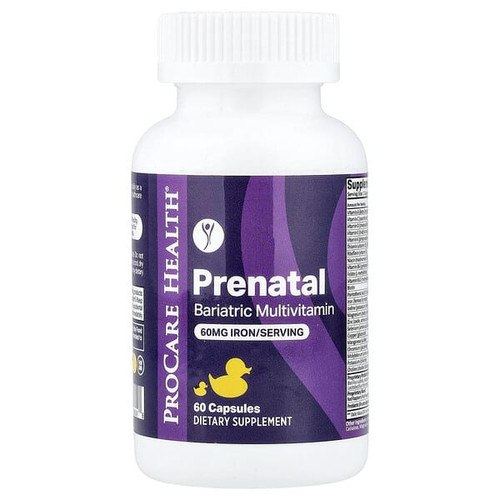 <img alt="ProCare Health, Prenatal, Bariatric Multivitamin, 60 Capsules" title="ProCare Health, Prenatal, Bariatric Multivitamin, 60 Capsules,850067388098"