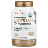 <img alt="Nutri, Organic Lions Mane, 120 Organic Capsules (633 mg per Capsule)" title="Nutri, Organic Lions Mane, 120 Organic Capsules (633 mg per Capsule),810102742629"