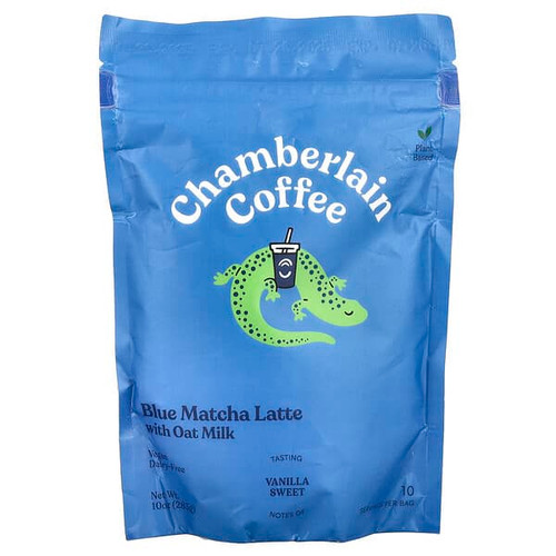 <img alt="Chamberlain Coffee, Blue Matcha Latte with Oat Milk, 10 oz (283 g)" title="Chamberlain Coffee, Blue Matcha Latte with Oat Milk, 10 oz (283 g),810070875169"