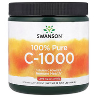 <img alt="Swanson Vitamins, 100% Pure C-1000, Vitamin C Powder, 16 oz (454 g)" title="Swanson Vitamins, 100% Pure C-1000, Vitamin C Powder, 16 oz (454 g),087614111308"