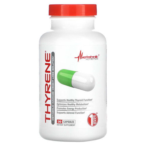 <img alt="Metabolic Nutrition, Thyrene, Metabolic Damage Weight Loss Solution, 30 Capsules" title="Metabolic Nutrition, Thyrene, Metabolic Damage Weight Loss Solution, 30 Capsules,764779577612"