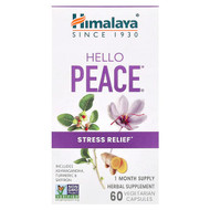 <img alt="Himalaya, Hello Peace, Stress Relief, 60 Vegetarian Capsules" title="Himalaya, Hello Peace, Stress Relief, 60 Vegetarian Capsules,605069065351"