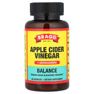 <img alt="Bragg, Apple Cider Vinegar + Ashwagandha, 90 Capsules" title="Bragg, Apple Cider Vinegar + Ashwagandha, 90 Capsules,074305090080"