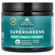 <img alt="Ancient Nutrition, Organic SuperGreens, 3.4 oz (96 g)" title="Ancient Nutrition, Organic SuperGreens, 3.4 oz (96 g),816401027252"