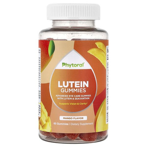 <img alt="Phytoral, Lutein Gummies, Mango, 60 Gummies" title="Phytoral, Lutein Gummies, Mango, 60 Gummies,850019770964"