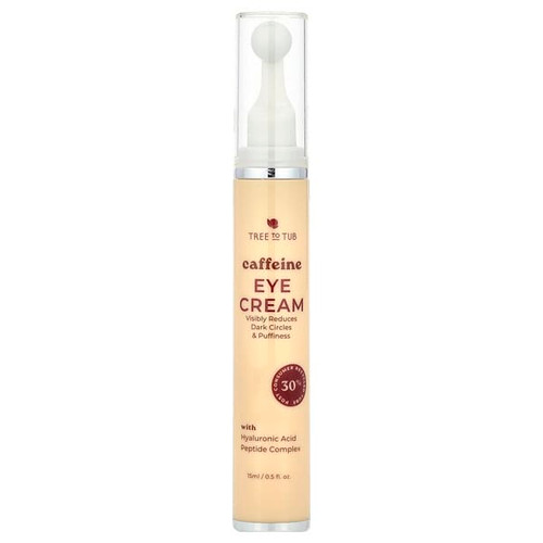 <img alt="Tree To Tub, Caffeine Eye Cream, 0.5 fl oz (15 ml)" title="Tree To Tub, Caffeine Eye Cream, 0.5 fl oz (15 ml),850037825622"
